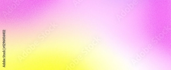 Fototapeta blurry gradient pink white yellow grainy frosted glass effect colorful abstract pastel background with blank space