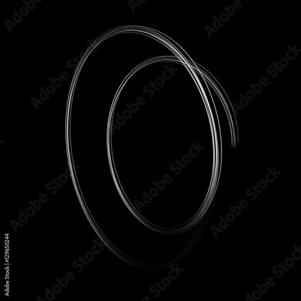 Obraz Spirale light painting