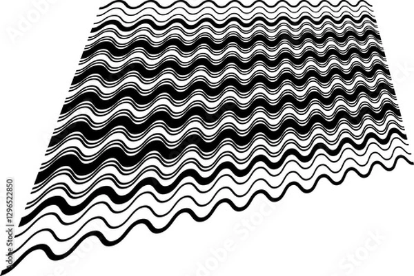 Fototapeta Abstract wave line background vector. Graphic art with wave line art texture. Abstract art wallpaper for prints, decoration, interior decor, wall arts and canvas prints. 