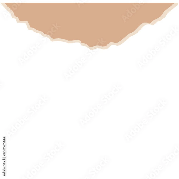 Fototapeta Brown Torn Paper 