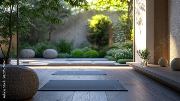 Obraz Yoga Mats Wellness Serenity Calming Atmosphere