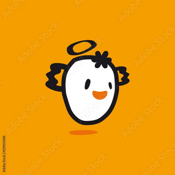 Obraz Logo ange orange