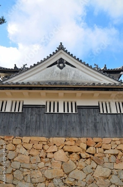 Fototapeta 備中松山城 天守閣の千鳥破風