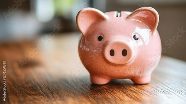 Obraz Saving Money: Smart Piggy Bank Strategies for Success