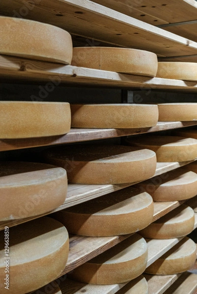 Obraz cheese maturation racks
