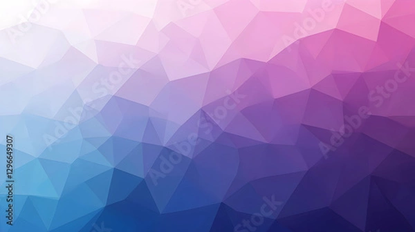 Obraz Colorful Geometric Abstract Background with Triangular Shapes