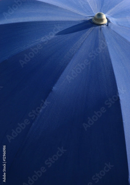 Obraz Blue beach umbrella