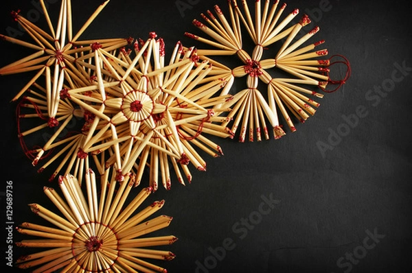 Obraz Background with Christmas toys