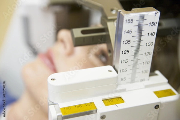 Fototapeta Patient's Head Being Monitored