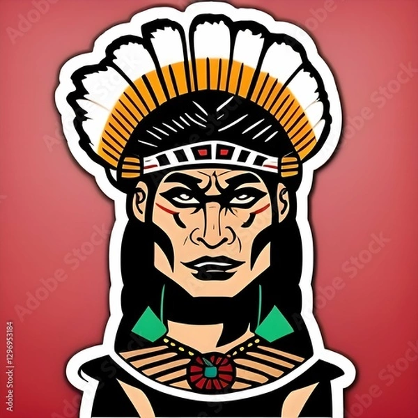 Obraz native american indian