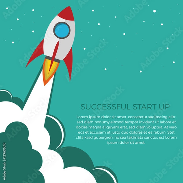 Obraz Successful Start Up