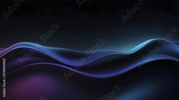 Fototapeta teal and purple color curves abstract, twisted textured with bright and glow. backgrounds for web banner, ads, poster, presentations, concept, templates and copy space