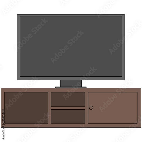 Obraz TV with drawer icon