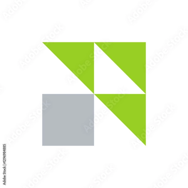 Obraz Abstract logo. Icon design. Template elements. Geometric abstract logos