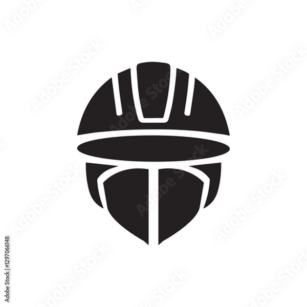 Obraz  children helmet icon design template vector