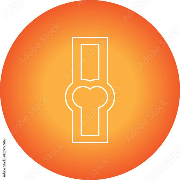 Fototapeta Joint single vector icon illustration