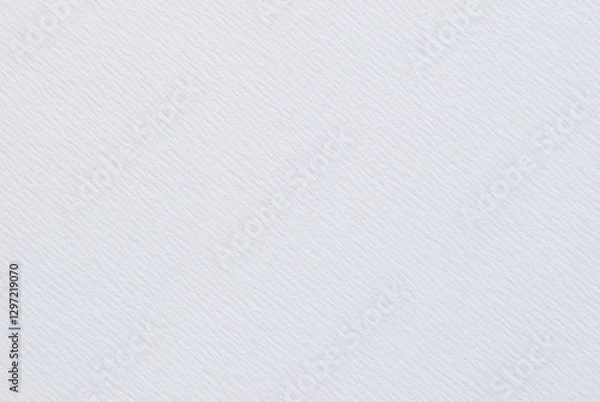 Fototapeta A sheet of white creased cardboard texture as background