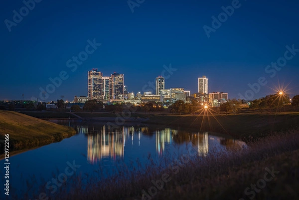 Fototapeta Ft Worth Reflections