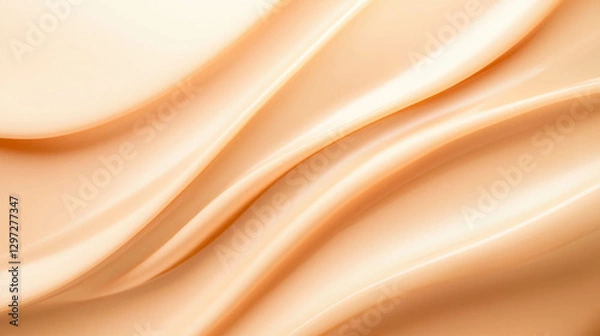 Fototapeta Smooth beige clay texture for background design and artistic projects