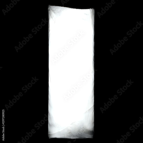 Fototapeta Softbox Square Emission Texture for 3D Scenes