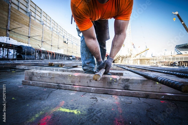 Obraz Construction Worker - Unrecognizable