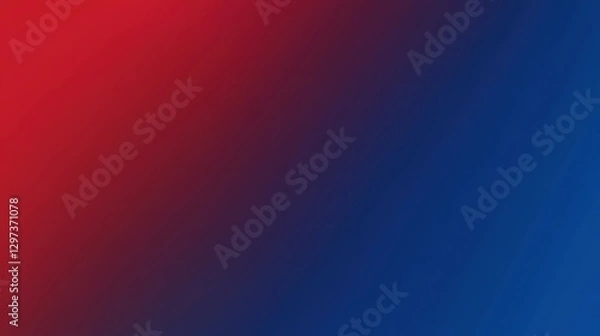 Obraz Large Bold Typography Slide with Red and Blue Gradient Background