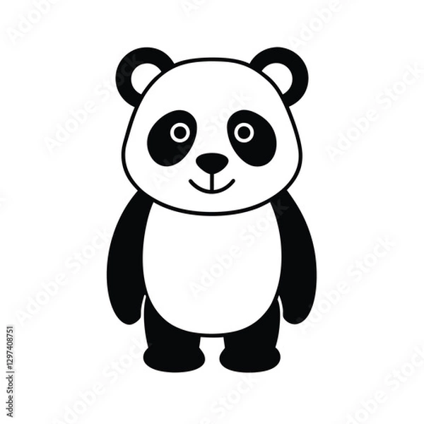 Obraz Panda Vector illustration