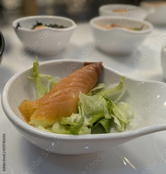 Obraz grilled salmon steak