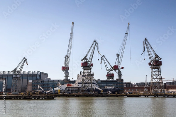 Obraz Cargo port in Helsinki