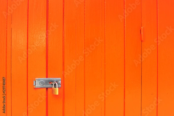 Obraz Key and orange door