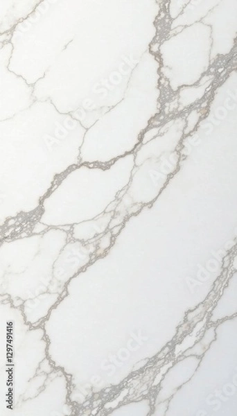 Fototapeta Marble stone texture white background seamless loop , loop, white