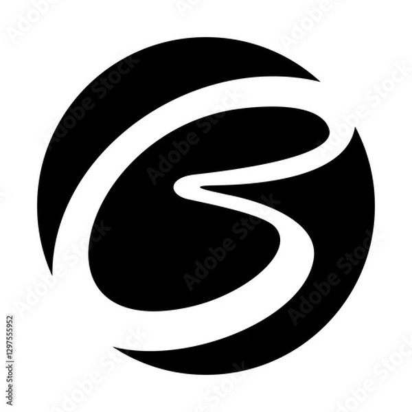 Obraz B Letter Vector Logo Design Template