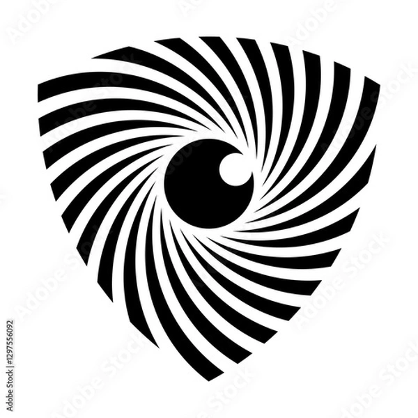 Obraz Shield Eye Vector Logo Design Template