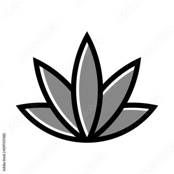 Obraz Leaf Vector Logo Design Template