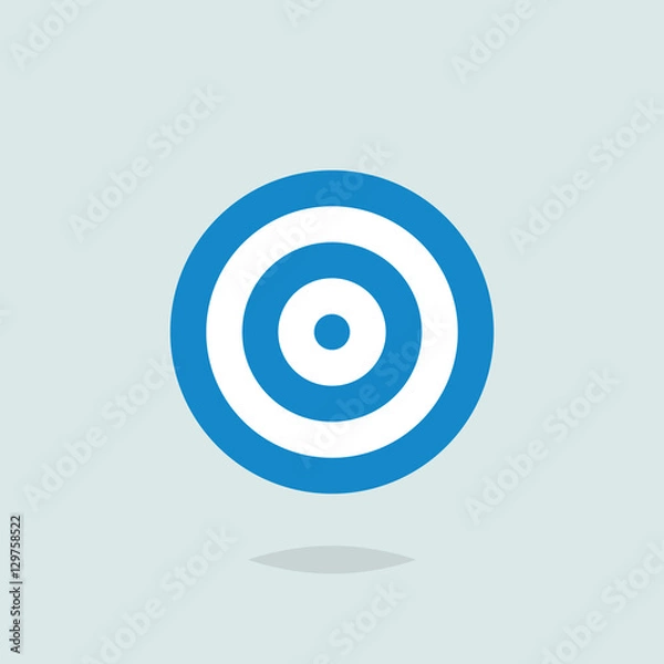 Fototapeta Target icon vector
