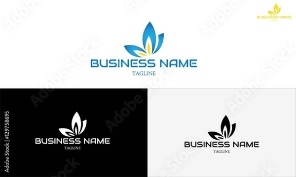 Obraz salon and spa vector logo