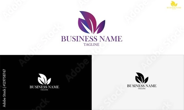 Obraz spa and salon vector logo