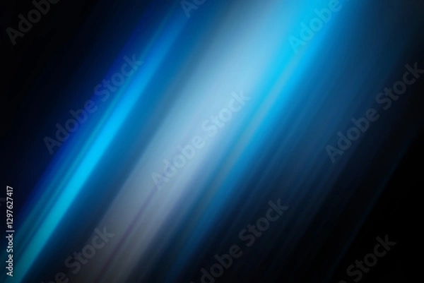 Fototapeta 光, 青, ライン, デジタル, アート, 幻想的, 背景