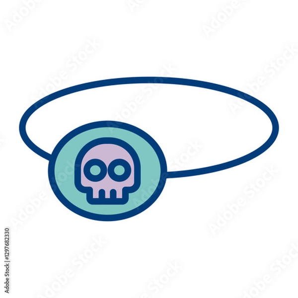 Obraz Eyepatch Vector Icon Design