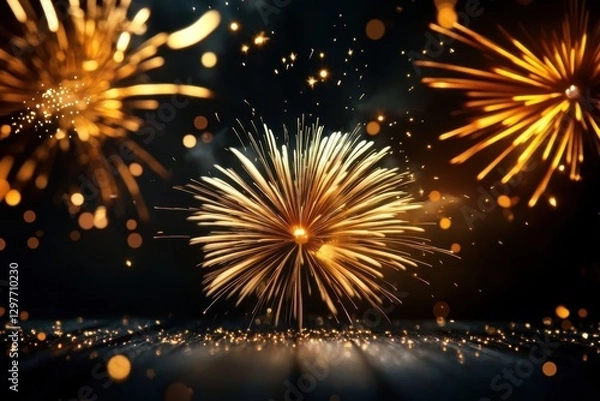 Obraz fireworks in the night sky