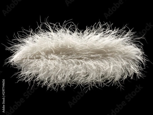 Obraz Fluffy white cushion, studio shot