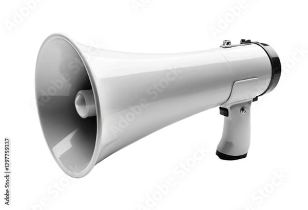 Obraz megaphone isolated on white background