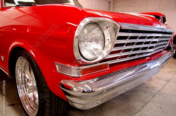 Obraz red classic car