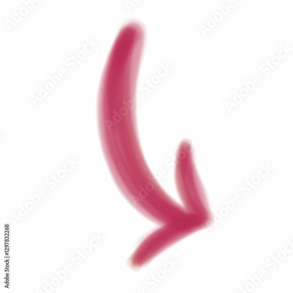 Fototapeta Minimalist arrow icon, vector graphics 