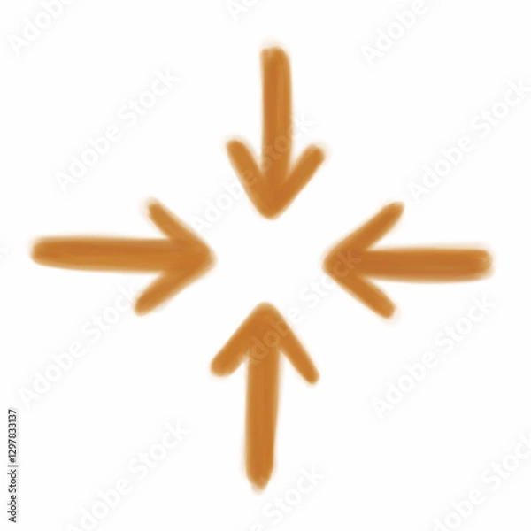 Fototapeta modern arrow icon design elements 