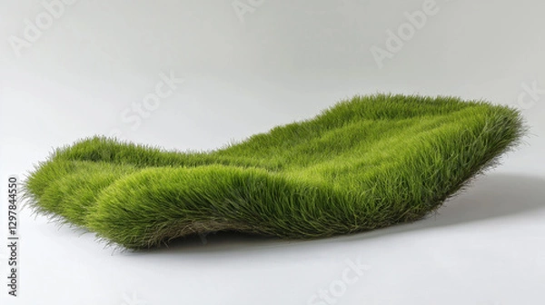 Obraz 3d lawn picture material
