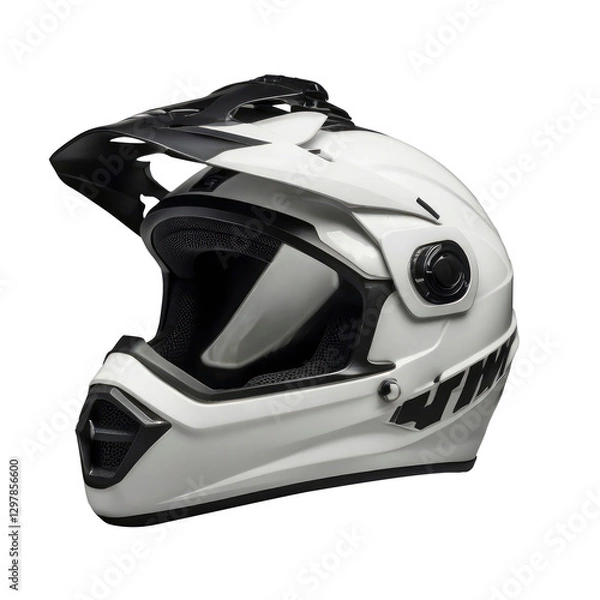 Fototapeta motorcycle helmet with transparent background PNG and JPEG image	