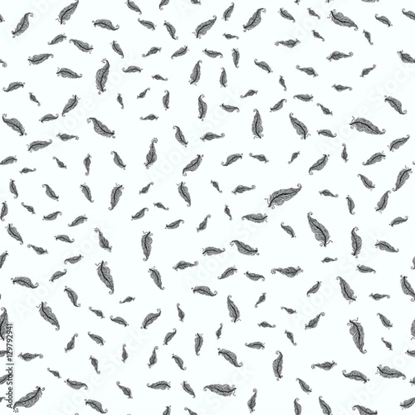 Obraz Vector illustration, seamless pattern
