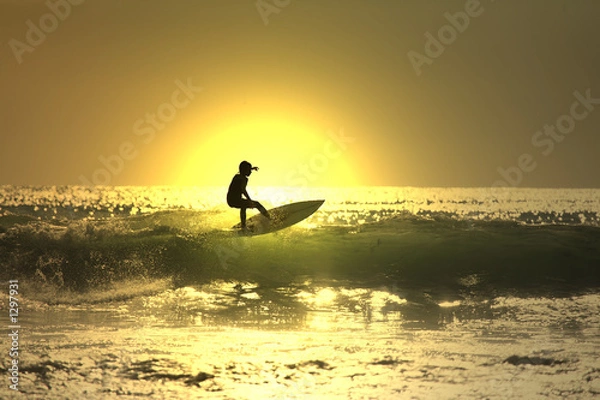 Obraz sunset surf