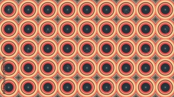 Fototapeta circle motif, circle pattern, symmetrical, circle lines, wall wallpaper